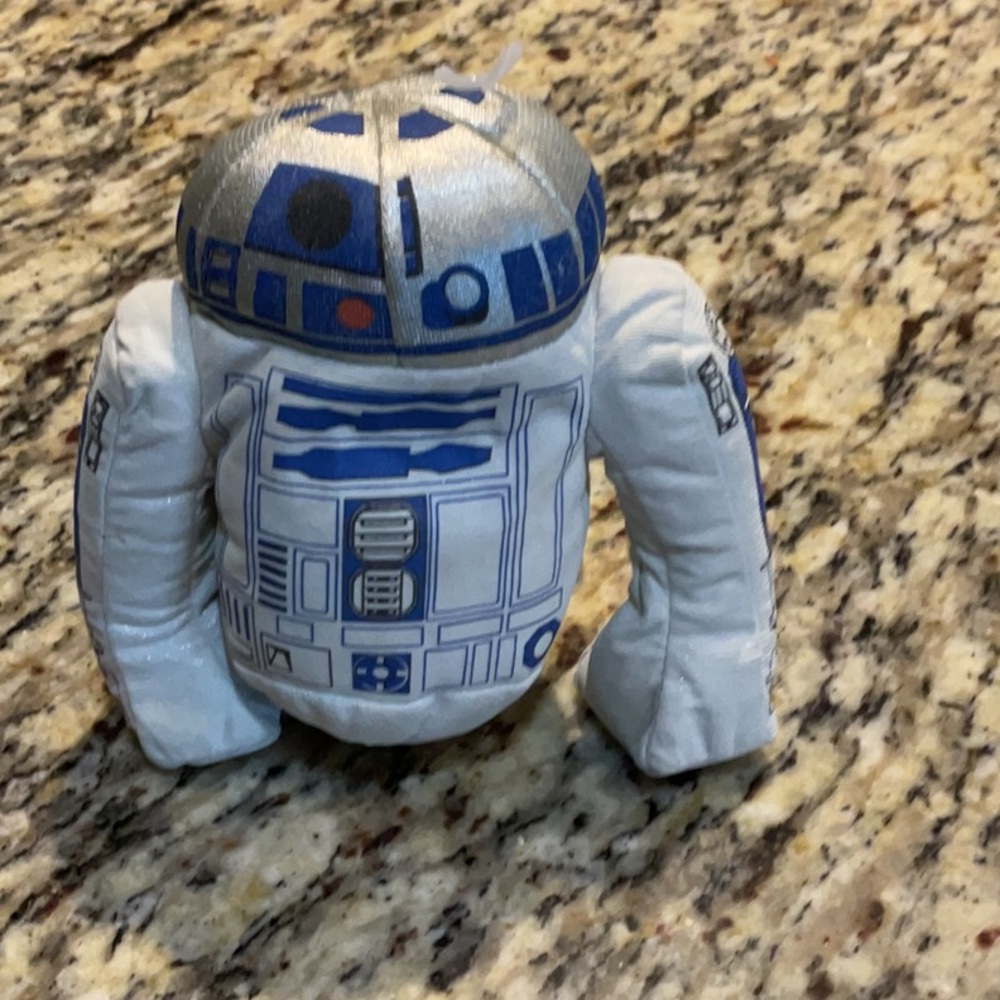 Vntg 1997 Star Wars R2-D2 Plush Toy by Kenner